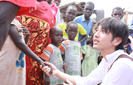 ARE WE SEEING THE SAME SKY -To The Children In Africa,  From Yuzu-